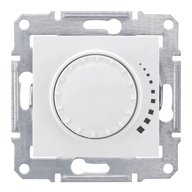 Диммер поворотный емкостный проходной Schneider Electric Sedna 60-500W SDN2200521 в Санкт-Петербурге