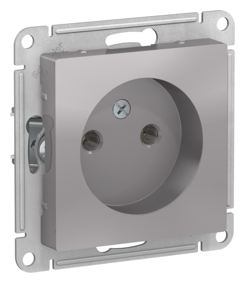 Розетка б/з, 16А, механизм Systeme Electric AtlasDesign Алюминий ATN000341 в #REGION_NAME_DECLINE_PP#