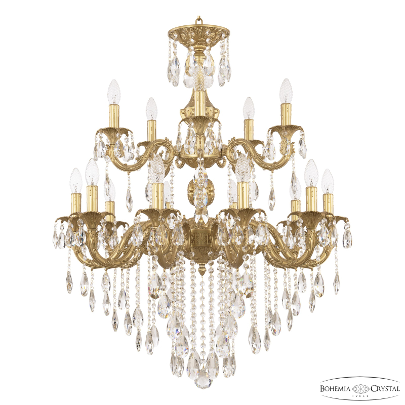 Подвесная люстра Bohemia Ivele Crystal AL79101/10+5/250/2D B AG в Санкт-Петербурге