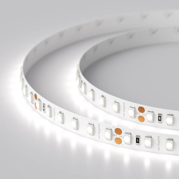Светодиодная лента Arlight RT-A120-8mm 24V White6000 (9.6 W/m, IP20, 2835, 50m) 024568(2) в Санкт-Петербурге