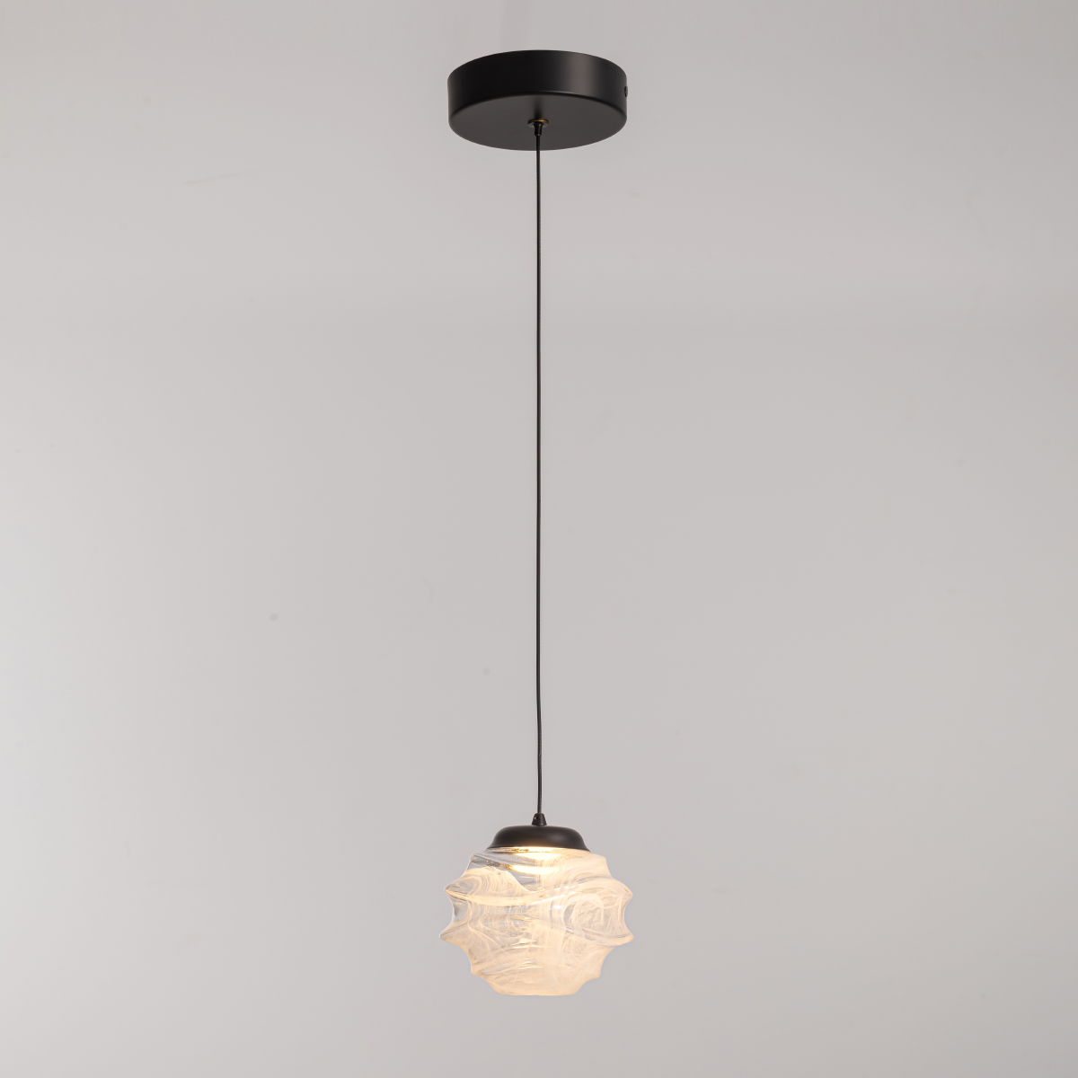 Подвесной светильник Delight Collection MD25030003-1A matt black/clear в Санкт-Петербурге