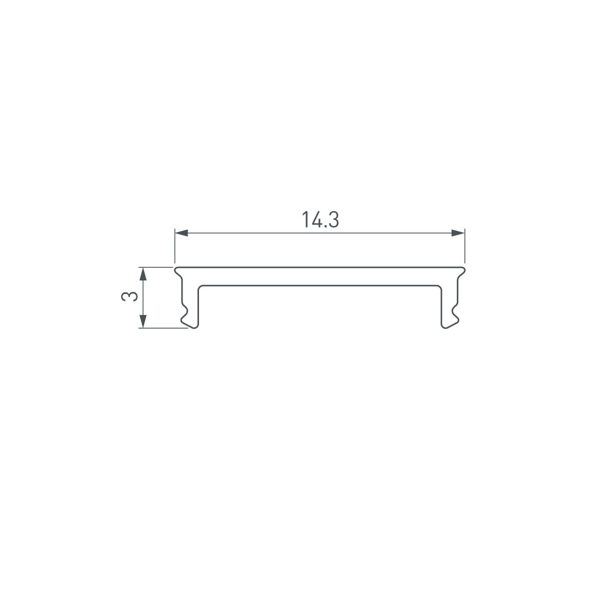Экран Arlight SL-SLIM15-H10-W14-10000 OPAL (Пластик) 065382 в Санкт-Петербурге