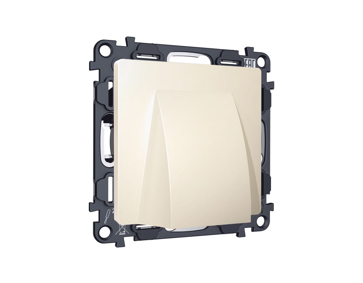 Комплект вывода кабеля с фиксатором Alfa Бежевый матовый Quant Ambrella Volt MA335810 (AP3358, VM238) в #REGION_NAME_DECLINE_PP#