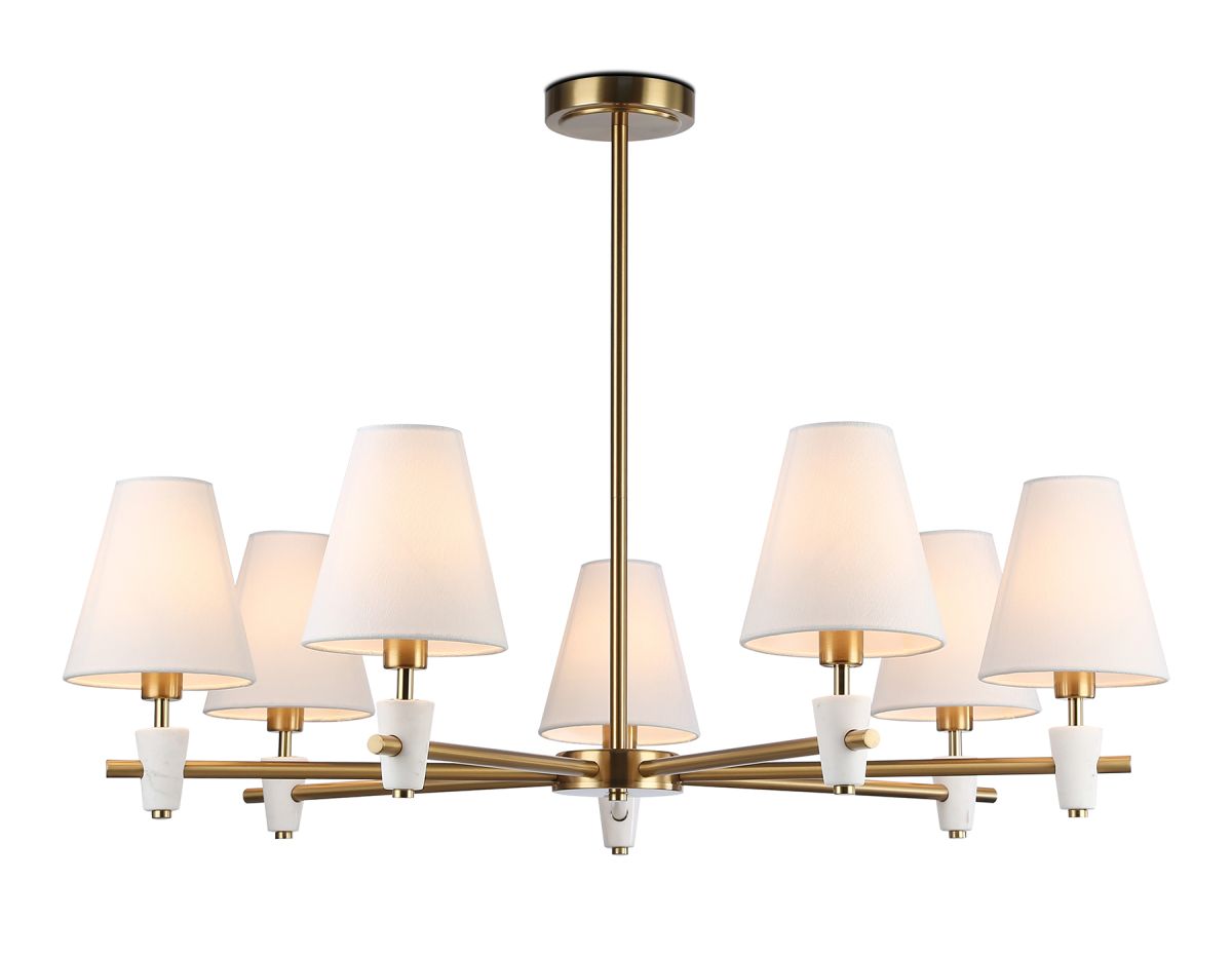 Люстра на штанге Ambrella Light High Light Ceramo Classic LH75045 в #REGION_NAME_DECLINE_PP#
