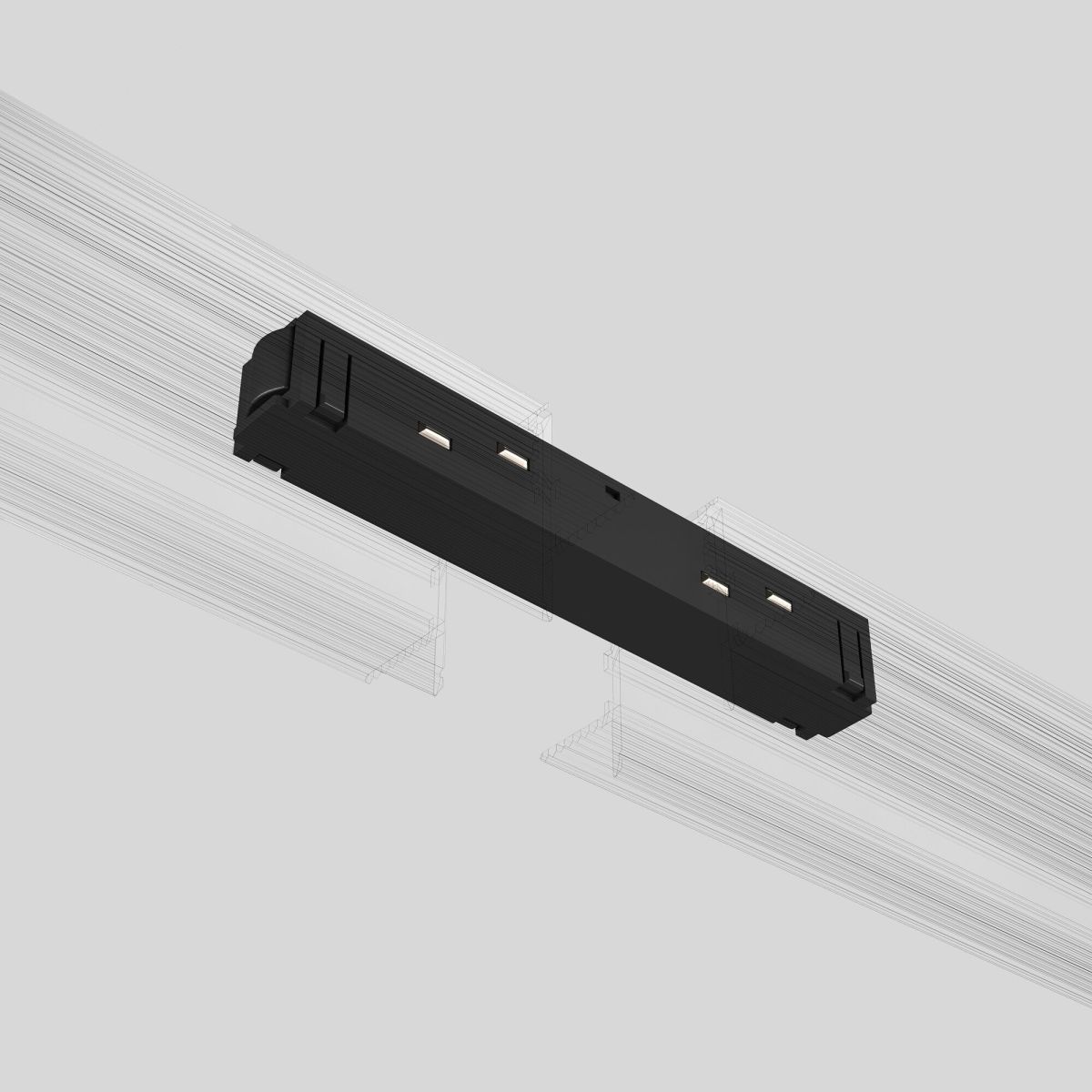 Прямой коннектор для магнитного шинопровода Elektrostandard Slim Magnetic 95135/00  4690389216879 a070805 в Санкт-Петербурге