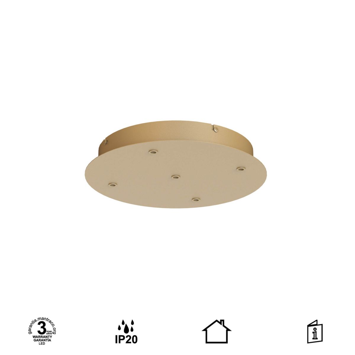 Основание потолочное 5L Mantra Modular Light Florones 9364 в #REGION_NAME_DECLINE_PP#