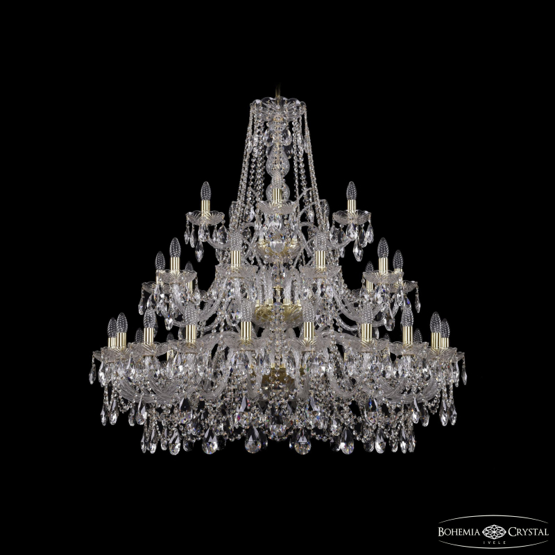 Подвесная люстра Bohemia Ivele Crystal 1411/20+10+5/400/3d G в Санкт-Петербурге