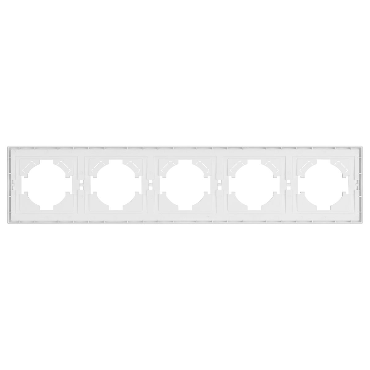 Рамка пластиковая на 5 постов Arlight FRM-TENDO-PL-5-WH 053851 в Санкт-Петербурге