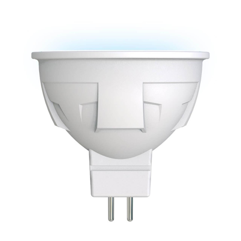 Лампа светодиодная (UL-00002422) Uniel GU5.3 6W 4000K матовая LED-JCDR 6W/NW/GU5.3/FR PLP01WH в Санкт-Петербурге