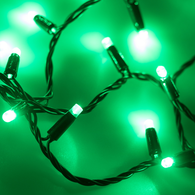 Светодиодная гирлянда Arlight ARD-String-Classic-10000-Black-100LED-Flash Green 025801 в Санкт-Петербурге