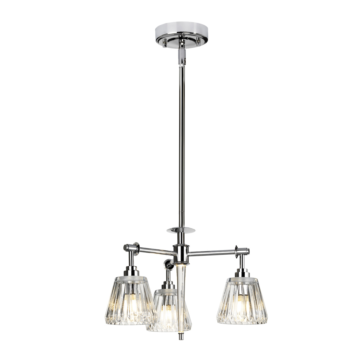 Люстра на штанге Elstead Lighting Agatha BATH-AGATHA3P-PC в #REGION_NAME_DECLINE_PP#