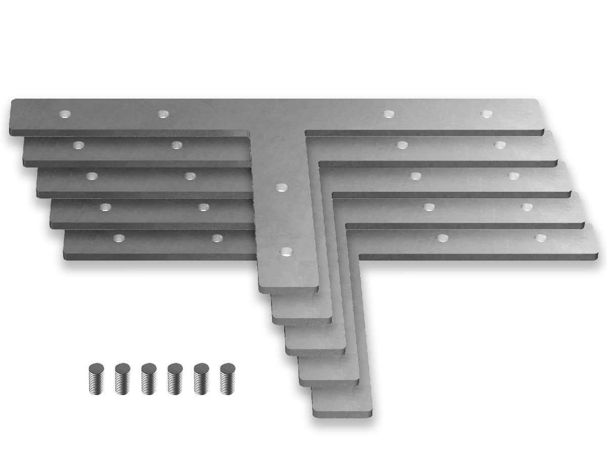 Соединитель Т-образный (5 шт.) Ambrella Light Profile System GP8055 в Санкт-Петербурге