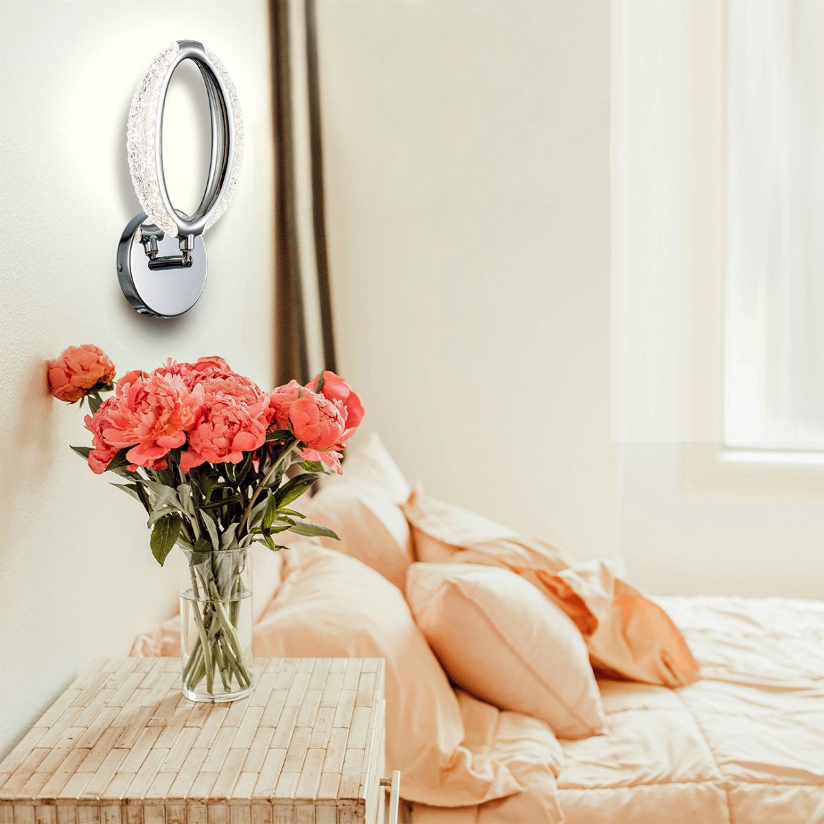 Настенный светильник Escada Verbena 10269/1LED Chrome в #REGION_NAME_DECLINE_PP#