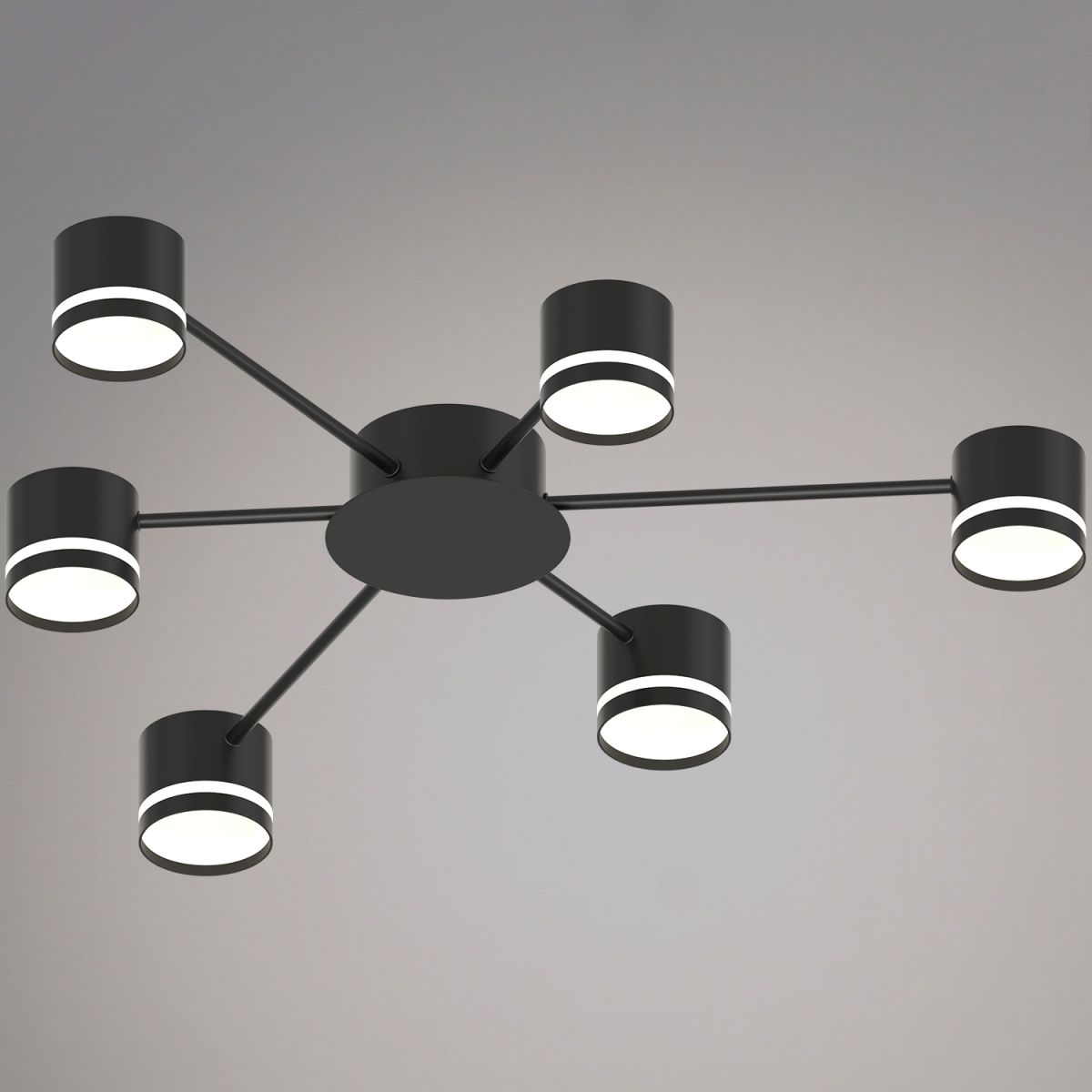 Потолочная люстра Reluce 06730-0.3-06 GX53 BK в Санкт-Петербурге