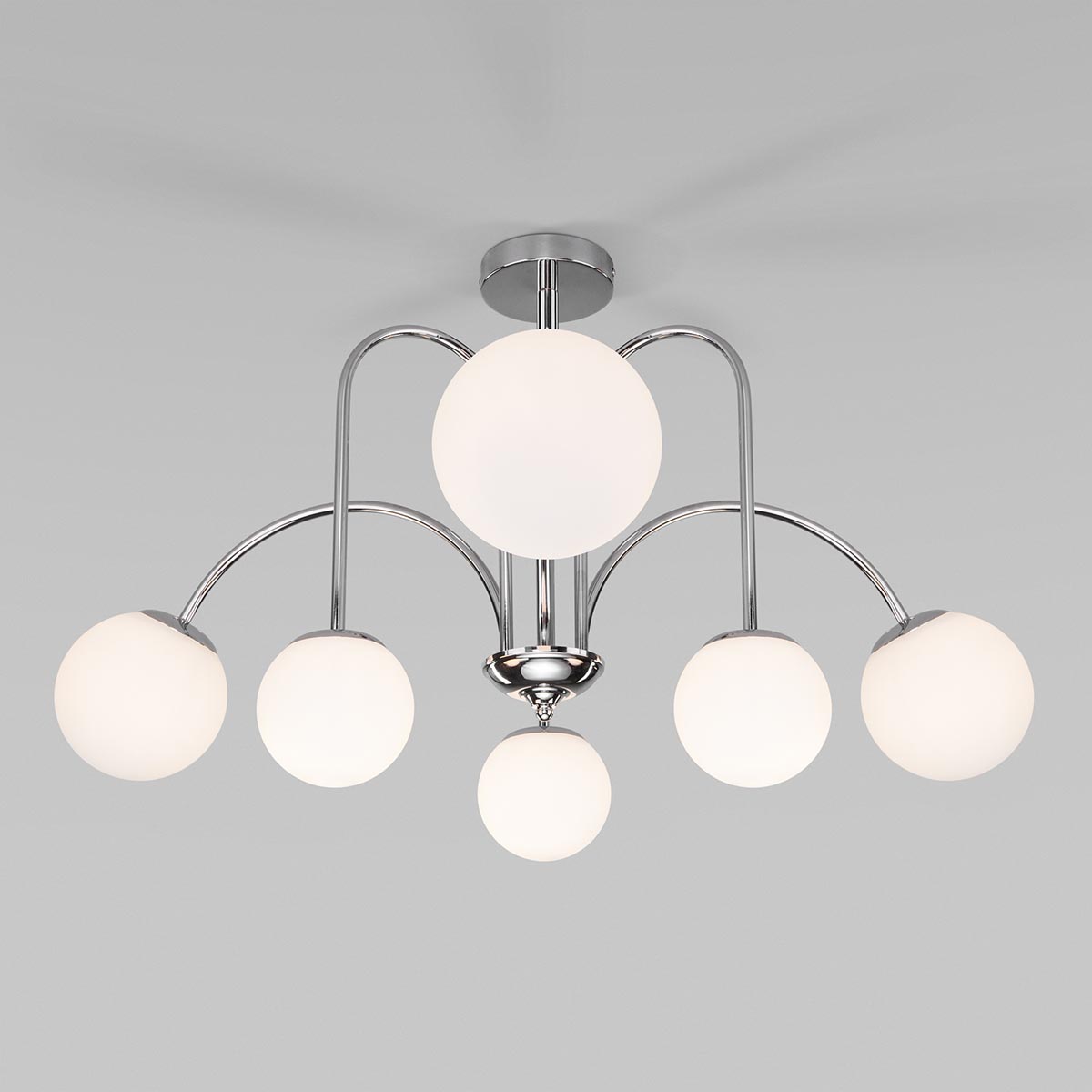 Потолочная люстра Eurosvet Alix 30177/6 хром Smart a055500 в Санкт-Петербурге