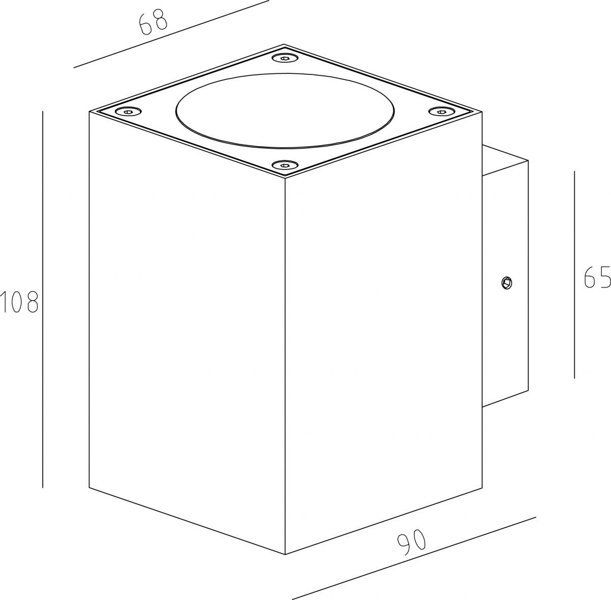 Уличный настенный светильник Deko-Light Cubodo 731030 в Санкт-Петербурге