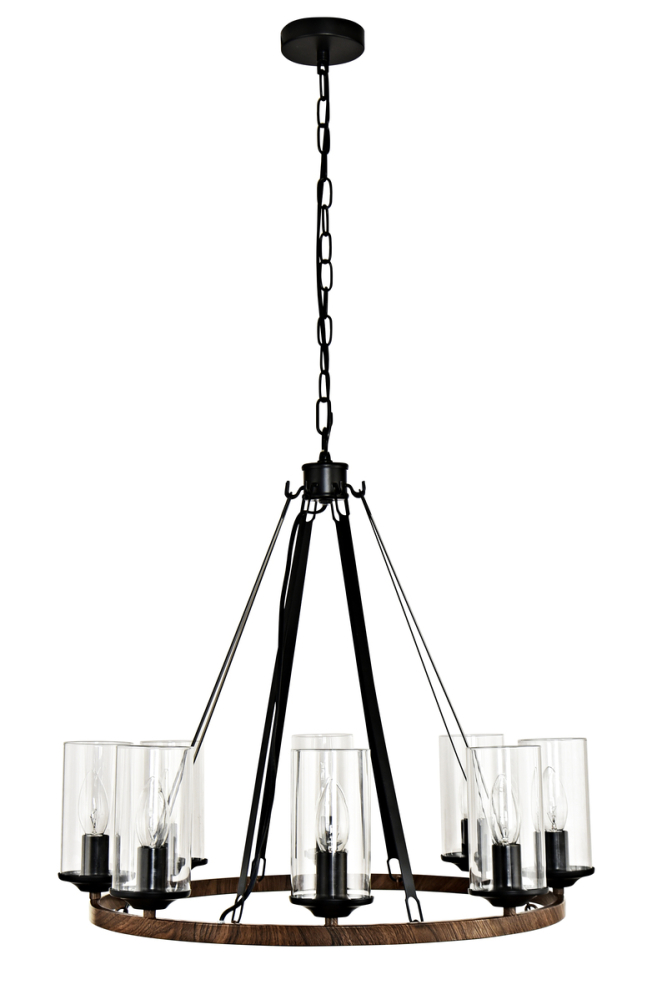 Подвесная люстра Arte Lamp Dalim A7014SP-8BK в Санкт-Петербурге