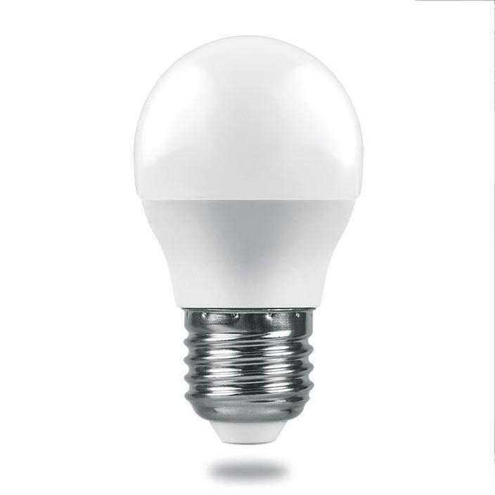 Лампа светодиодная Feron E27 6W 2700K шар матовый LB-1406 38068 в Санкт-Петербурге