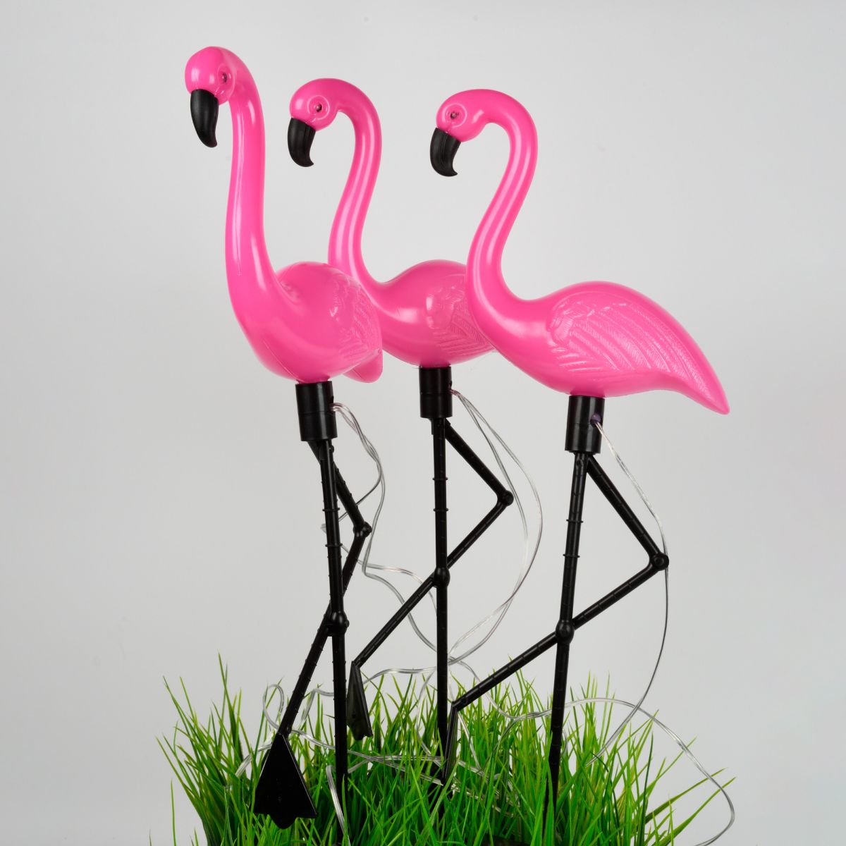Садовый светильник на солнечной батарее (3 шт.) Uniel USL-S-833/PM530 FLAMINGO SET3 UL-00012698 в Санкт-Петербурге