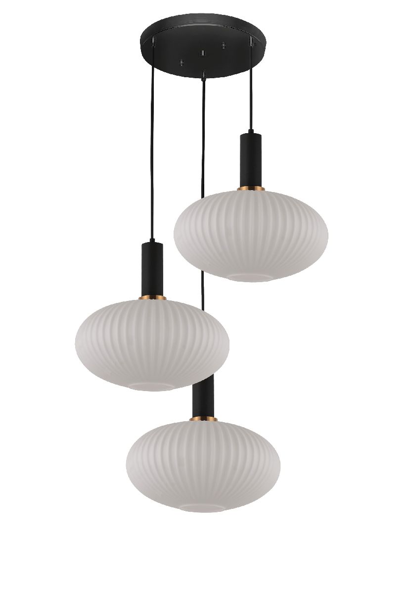Подвесной светильник Lumina Deco Floril LDP 1216-3 WT+BK в Санкт-Петербурге