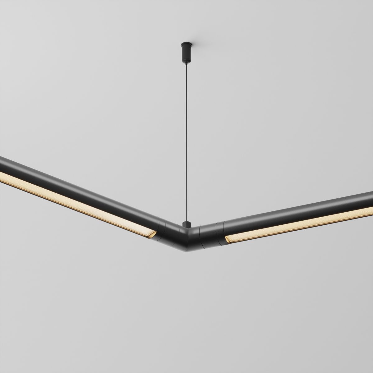 Угловой коннектор 120° без ввода питания Maytoni Shelf CA018LWC-B в Санкт-Петербурге