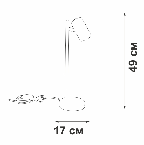 Настольная лампа Vitaluce V2727-1/1L в Санкт-Петербурге