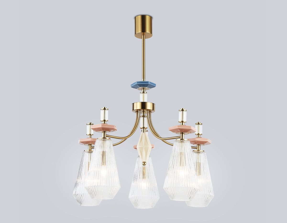 Люстра на штанге Ambrella Light High Light Ceramo Modern LH53183 в Санкт-Петербурге