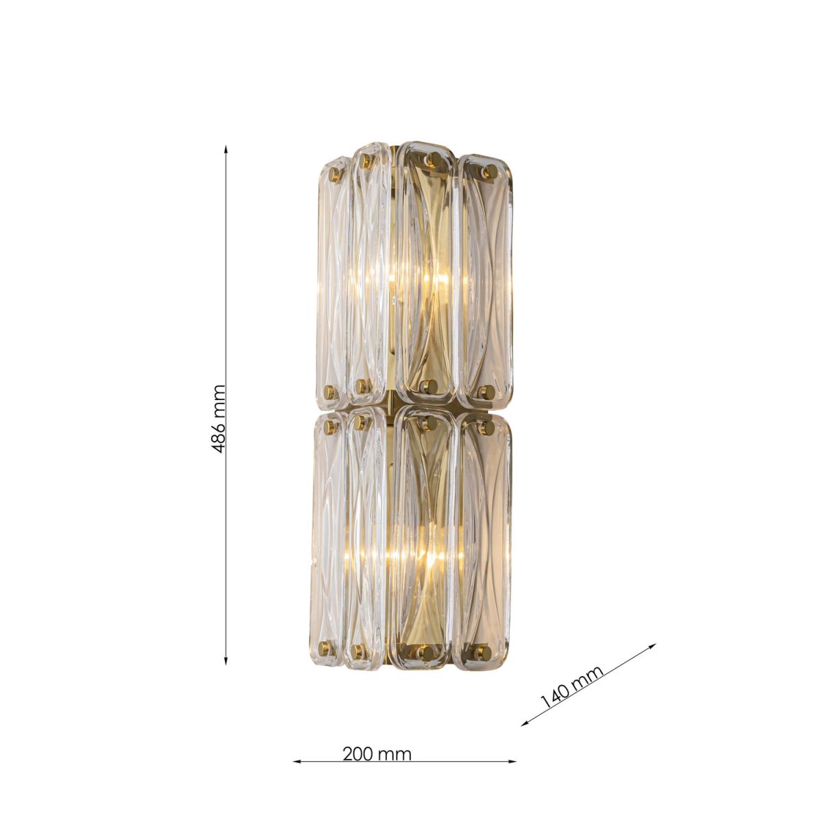 Настенный светильник Favourite Glacies 4764-2W в #REGION_NAME_DECLINE_PP#