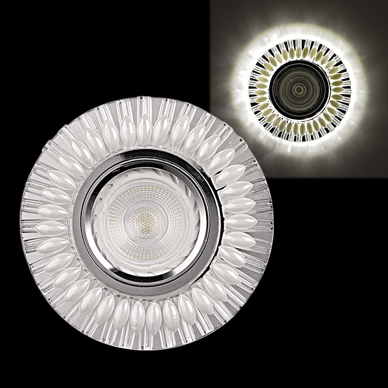 Встраиваемый светильник Reluce 16168-9.0-001GP MR16+LED3W WT/CL в Санкт-Петербурге