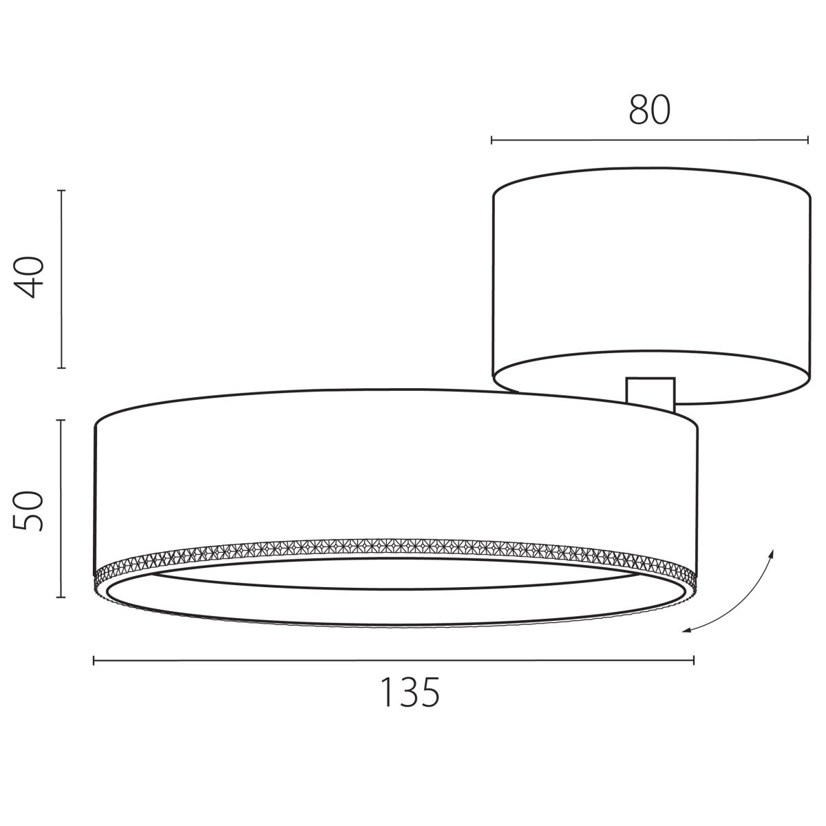 Накладной светильник Alta Pro Lightstar A5737SO в Санкт-Петербурге