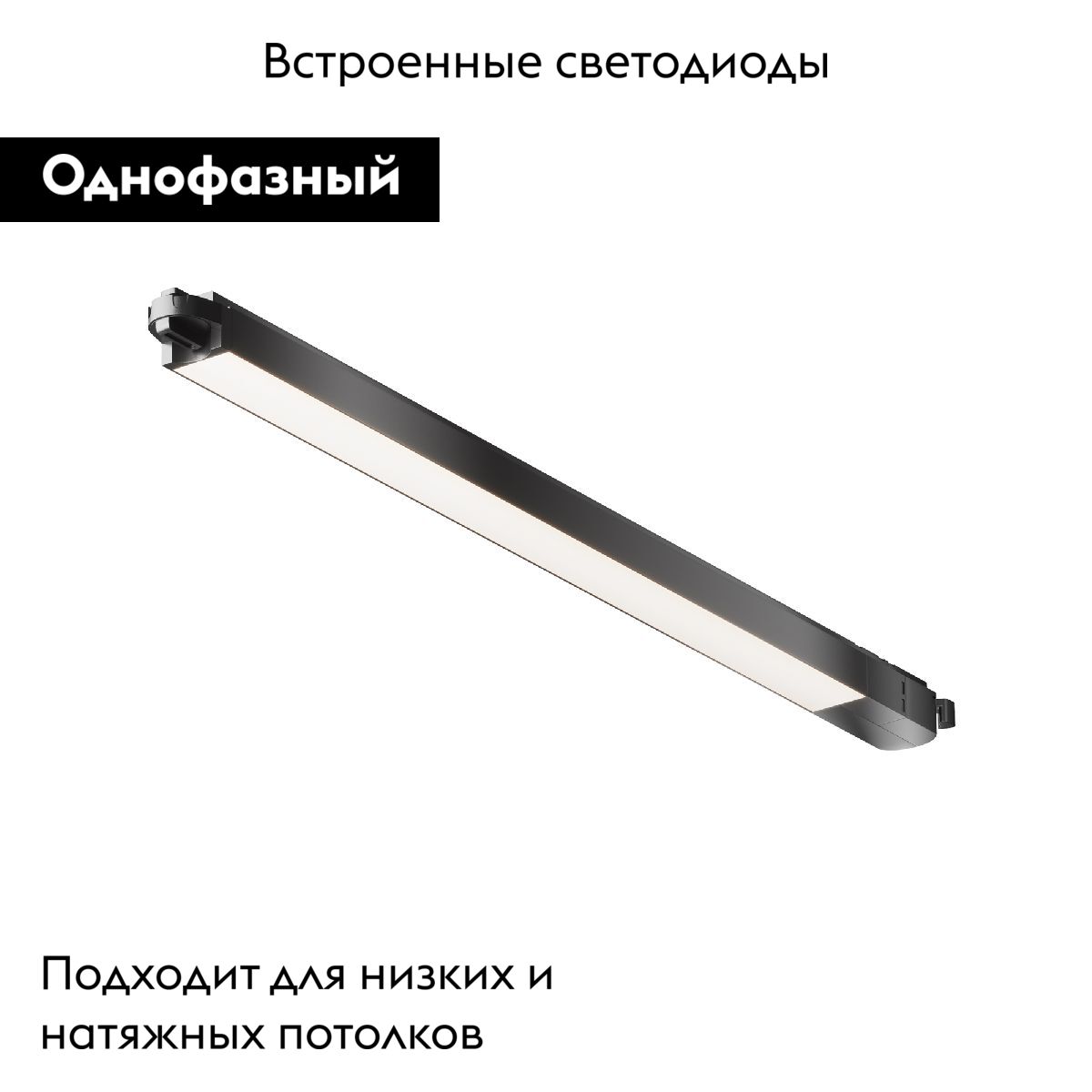 Трековый светильник Maytoni Basis TR000-1-24W4K-B в Санкт-Петербурге