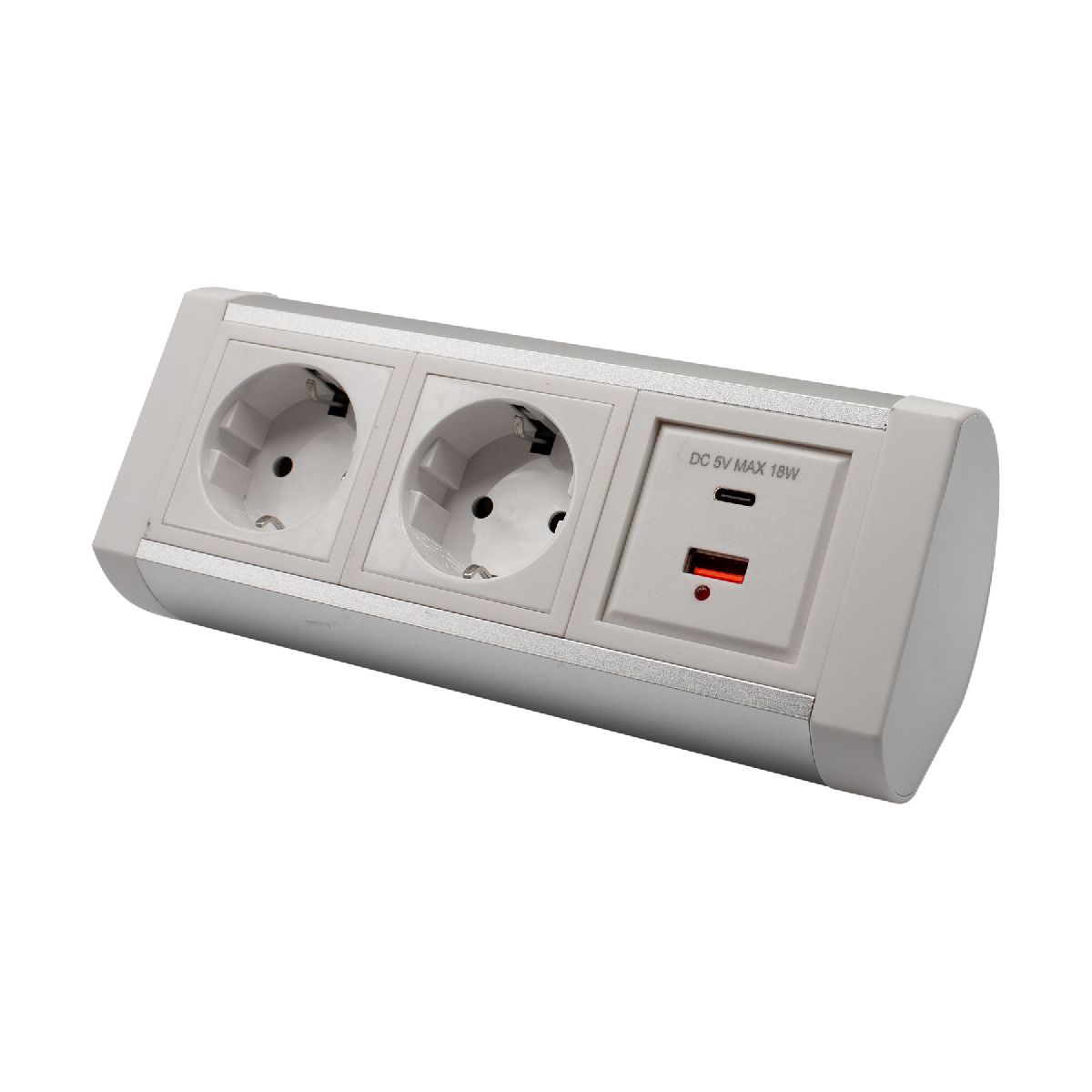 Блок розеток LK-RSA (2 секции 1 USB + 1 type-C) Mebax 00-00002873 в Санкт-Петербурге