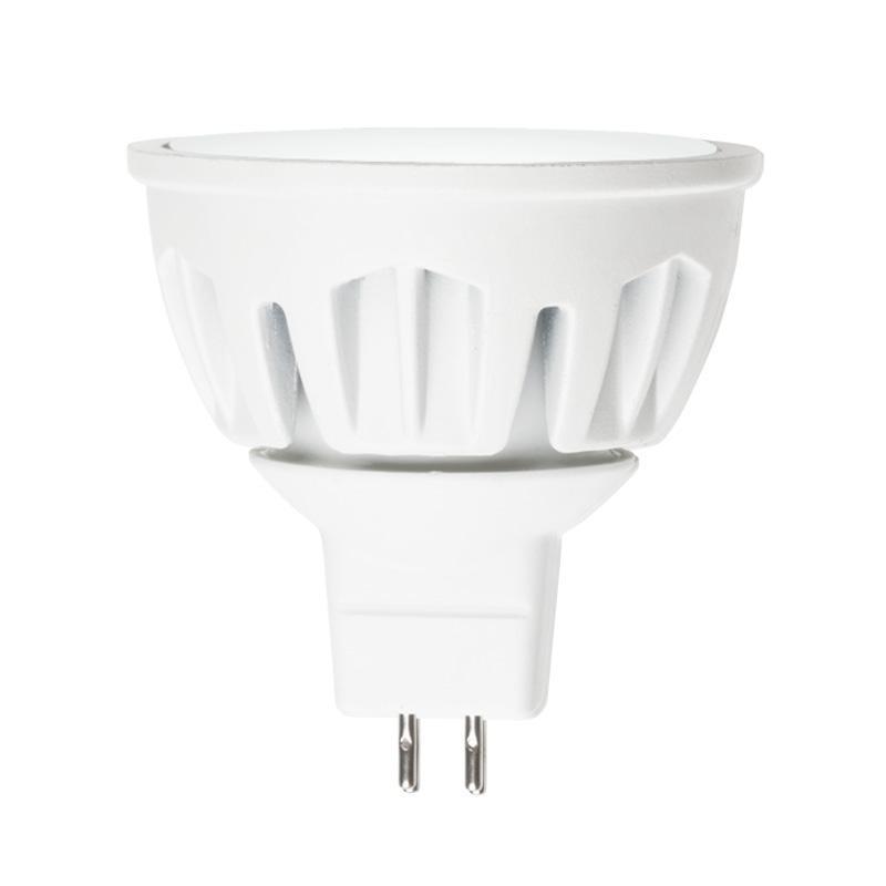 Лампа светодиодная (08143) Uniel GU5.3 5W 3000K JCDR матовая LED-JCDR-5W/WW/GU5.3/FR ALM01WH в Санкт-Петербурге