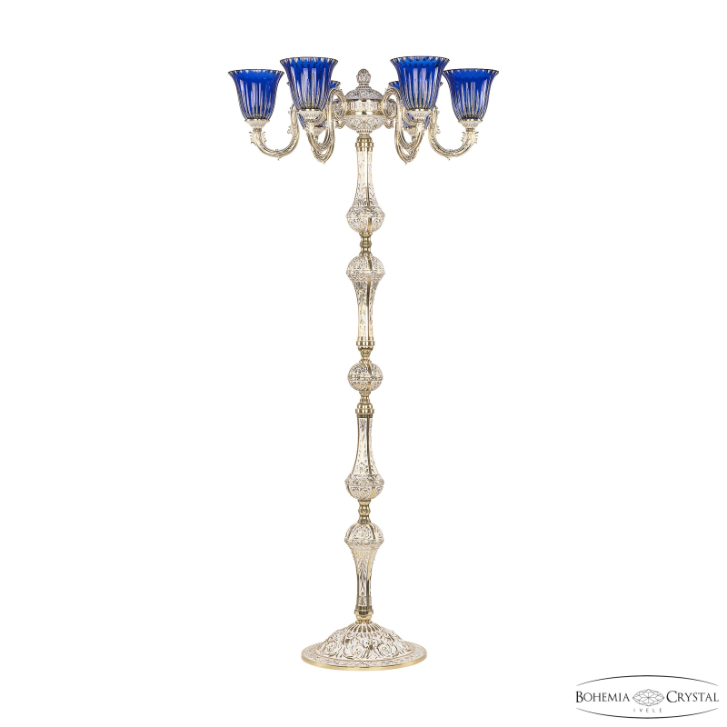 Торшер Bohemia Ivele Crystal Florence 71003T/6/175 GW P2 U Clear-Blue/H-1K в Санкт-Петербурге