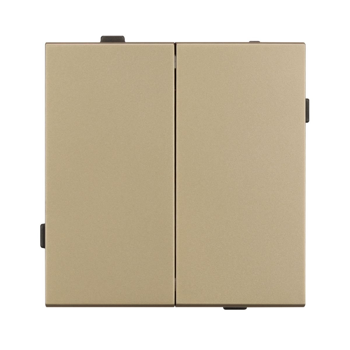 Механизм выключателя двухклавишный непроходной Arlight SWT-TENDO-MK02-SFPL-GD (230V, 10A) 054545 в Санкт-Петербурге