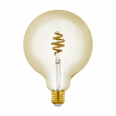 Лампа светодиодная филаментная диммируемая Eglo E27 5,5W 2200-6500K золотистая 12582 в Санкт-Петербурге