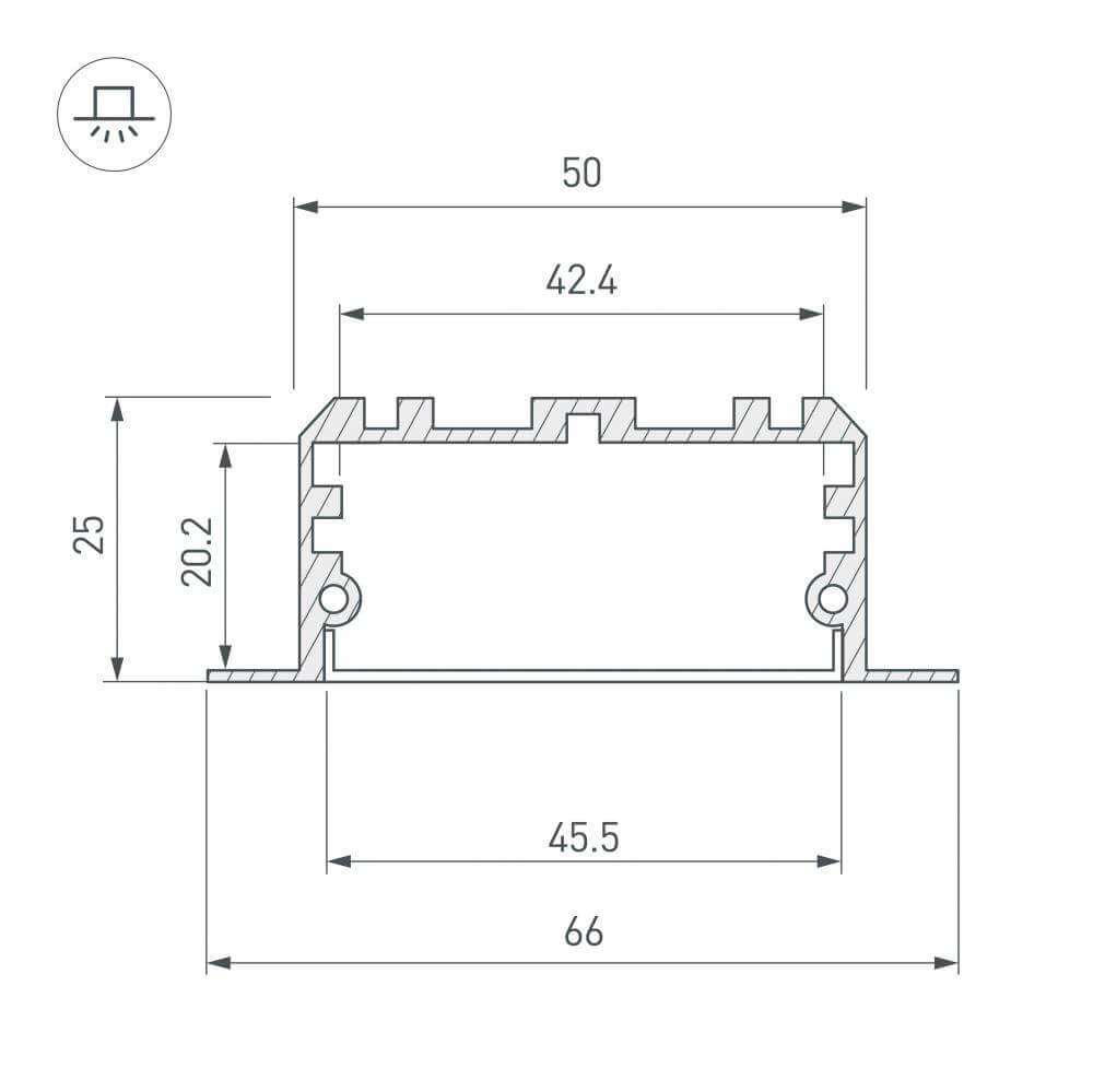 Профиль Arlight KLUS-POWER 028919 в Санкт-Петербурге