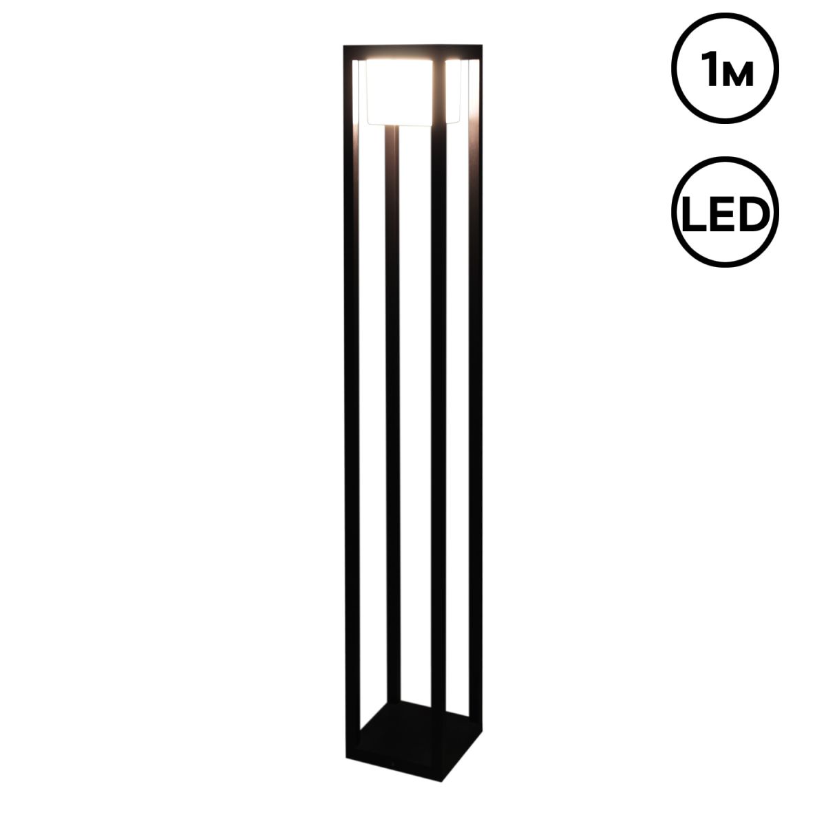 Ландшафтный светильник Reluce 09978-0.7-001JH 1,0M LED12W BK RLOS в #REGION_NAME_DECLINE_PP#
