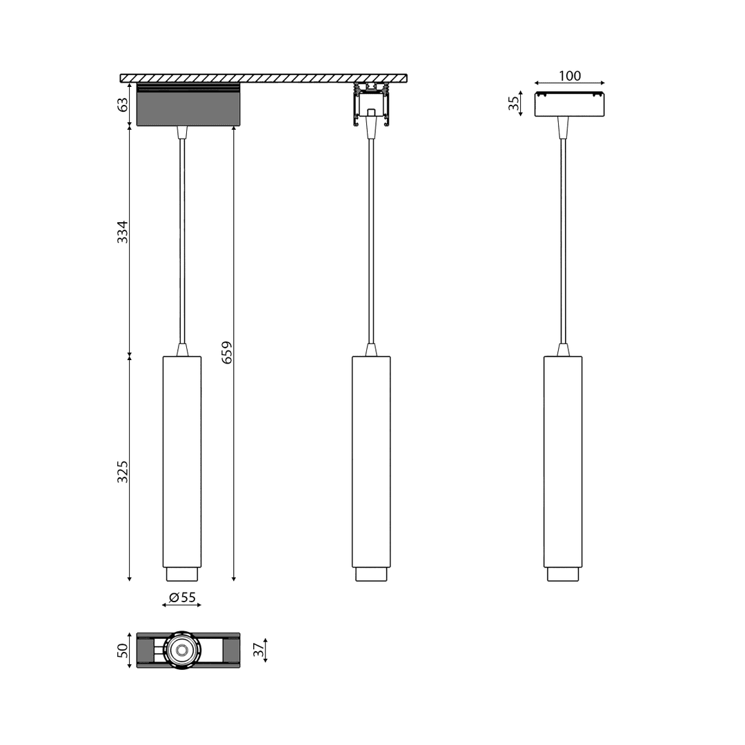 Трековый светильник DesignLed SY-601241-BL-10-NW 003580 в Санкт-Петербурге