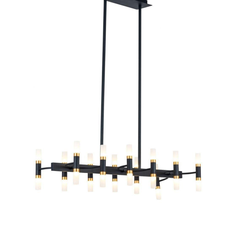 Подвесная люстра Lumina Deco Richmond LDP 6035-24 PR+ BK+GD в Санкт-Петербурге