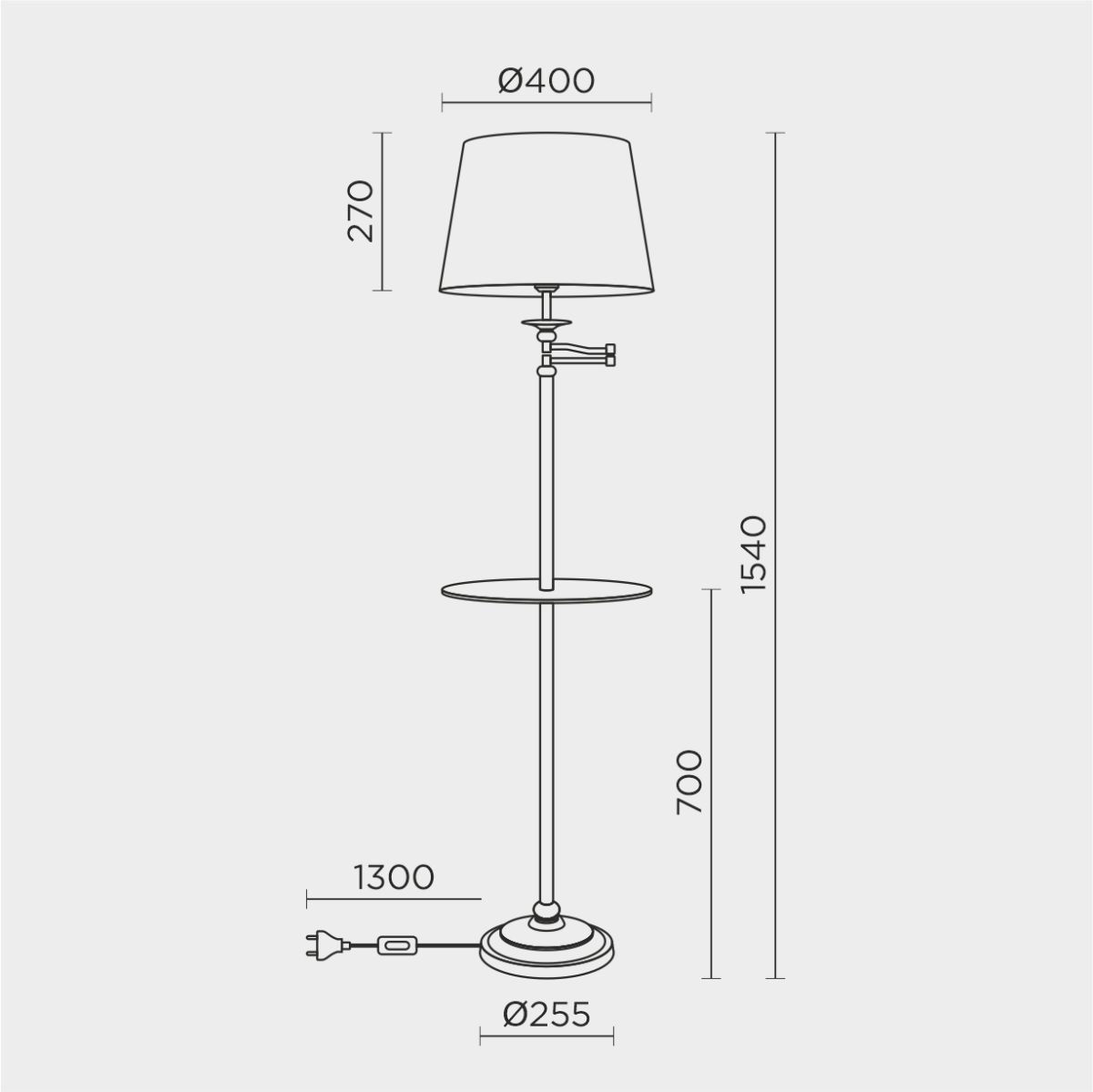 Торшер Modemodern MD.8024.01FL в #REGION_NAME_DECLINE_PP#