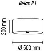 Потолочный светильник TopDecor Relax P1 10 05g в Санкт-Петербурге