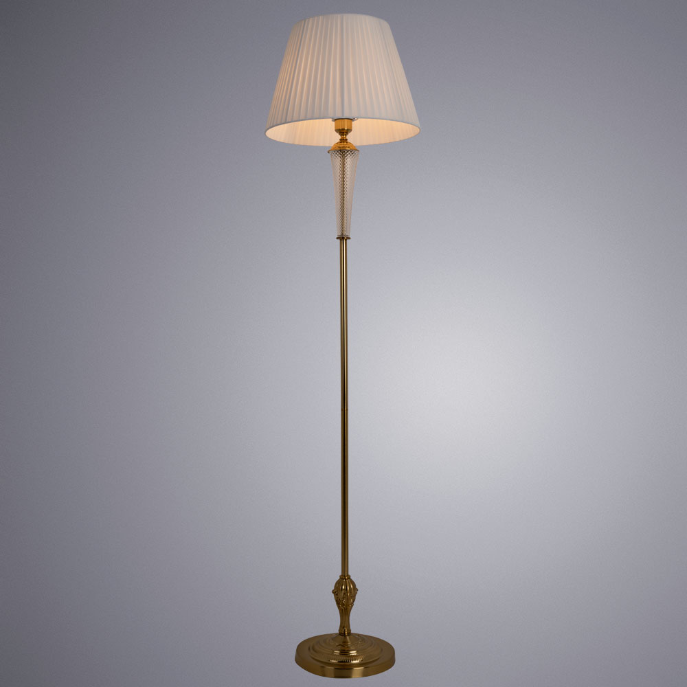 Торшер медный Arte Lamp Gracie A7301PN-1PB в #REGION_NAME_DECLINE_PP#