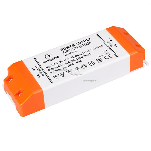 Блок питания Arlight ARV-SN24150A (24V, 6.25A, 150W, PFC) 026404 в Санкт-Петербурге