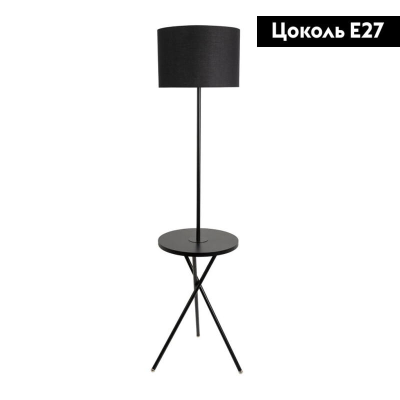Торшер ARTE Lamp A2070PN-1BK в #REGION_NAME_DECLINE_PP#