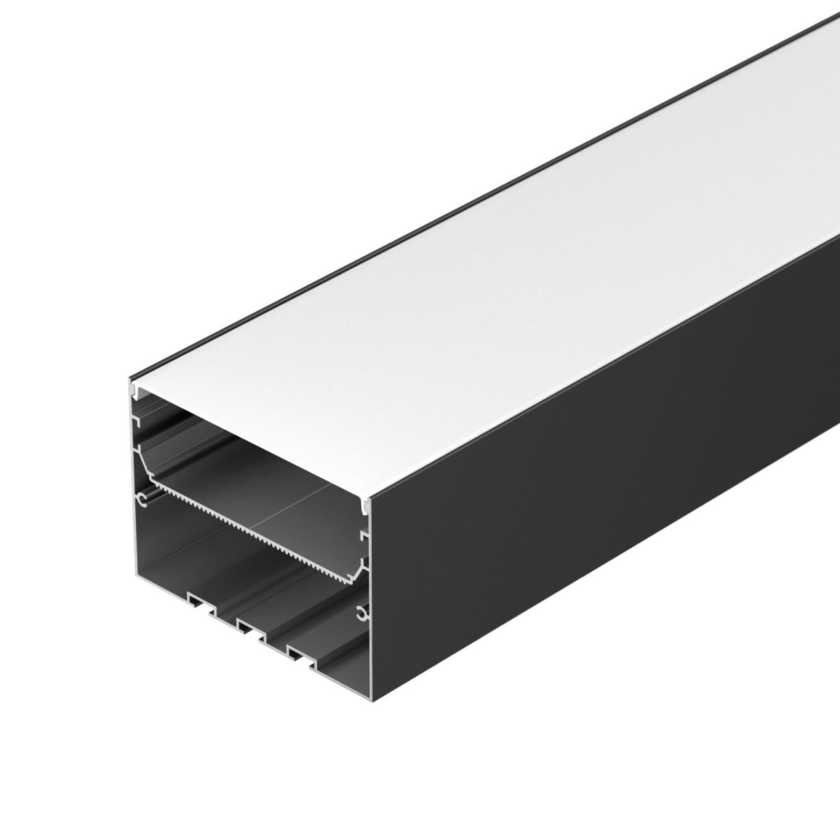 Профиль Arlight POWER-W100H70-2000 BLACK (Алюминий) 056214 в Санкт-Петербурге