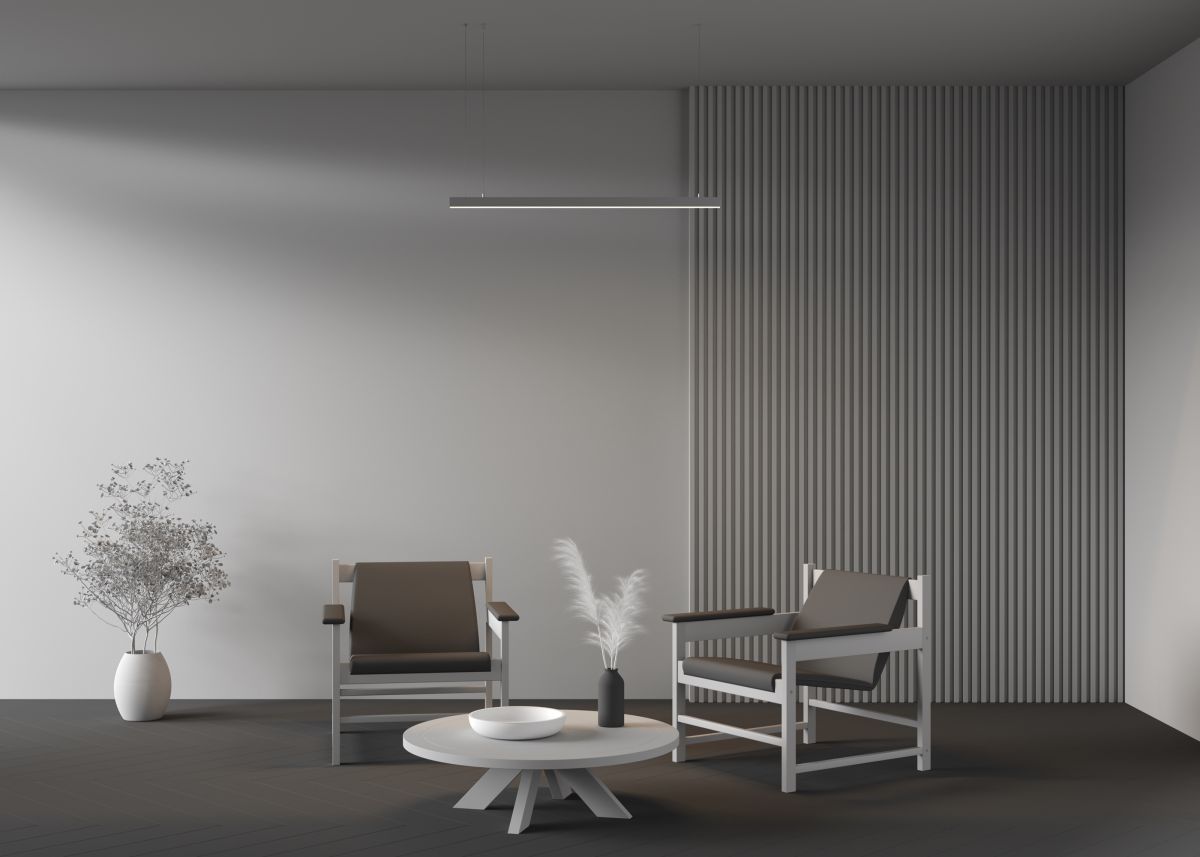 Линейный подвесной светильник Maytoni Technical 4000K 35x35 (Серебро, 1 м) LL312004 в Санкт-Петербурге