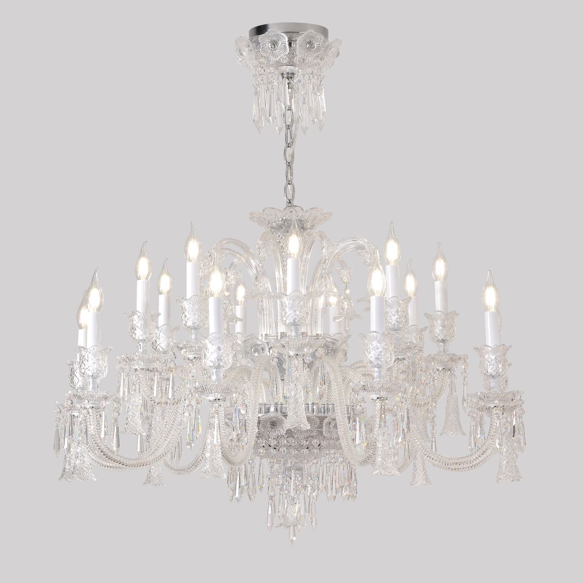Подвесная люстра Crystal Lux VERSAILLES SP9+9 CHROME в Санкт-Петербурге