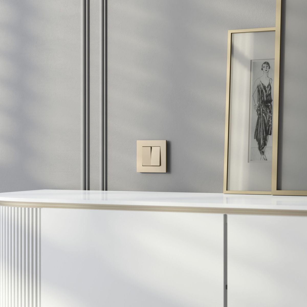 Рамка на 1 пост Werkel Slab (шампань софт) W0012911 4690389218385 a069624 в #REGION_NAME_DECLINE_PP#