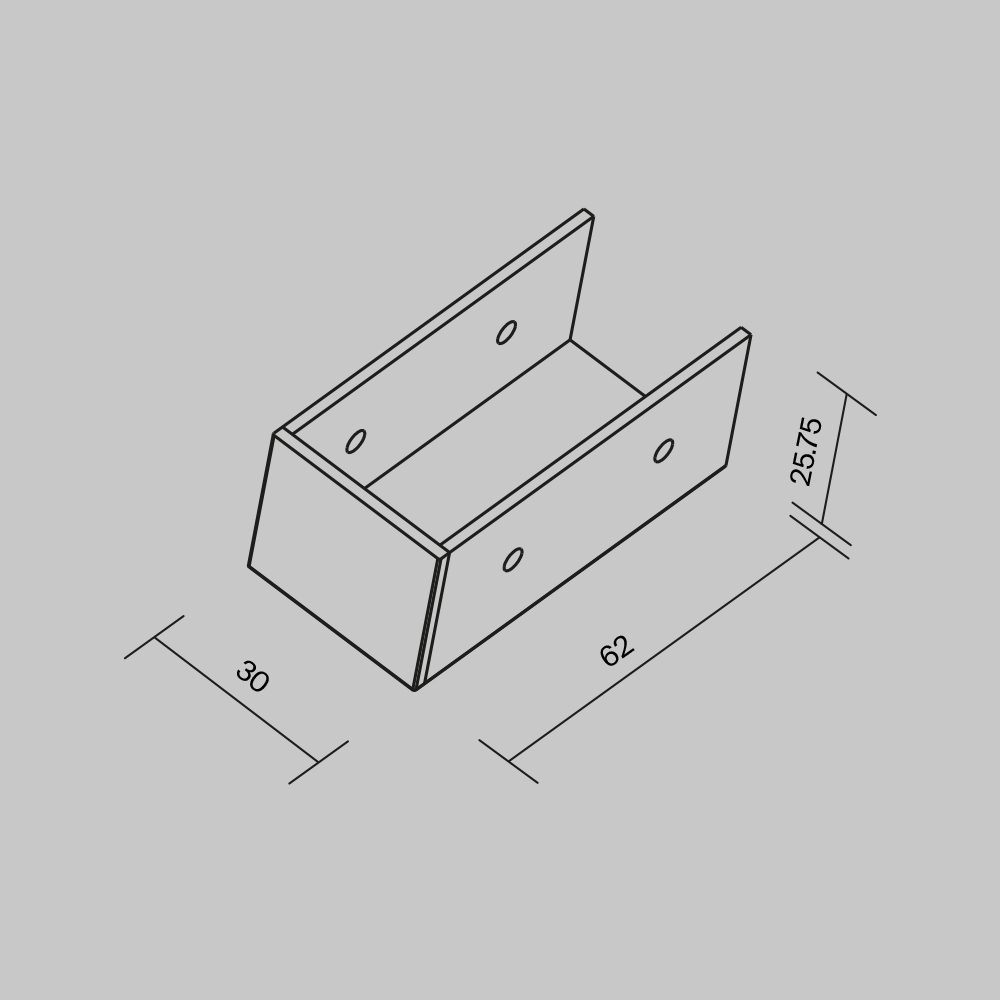 Заглушка к профилю Maytoni Elasity IP O-TR001-EC-W в Санкт-Петербурге